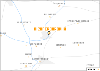 map of Nizhnepokrovka