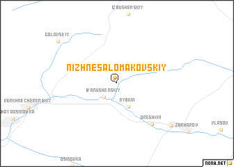 map of Nizhne-Salomakovskiy