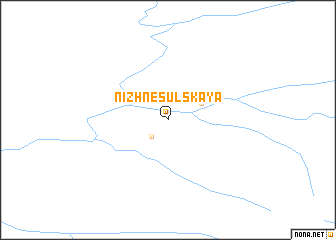 map of Nizhne-Sul\