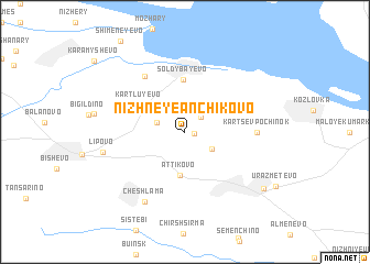 map of Nizhneye Anchikovo