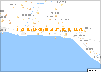 map of Nizhneye Armyanskoye Ushchelʼye