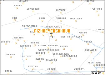 map of Nizhneye Ashkovo