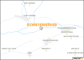 map of Nizhneye Averkino