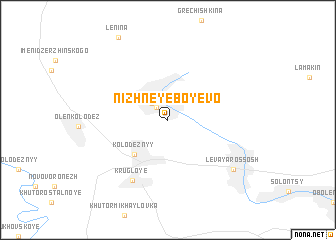 map of Nizhneye Boyevo