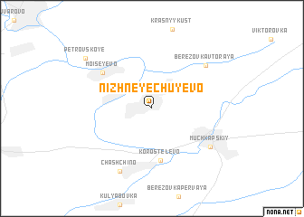 map of Nizhneye Chuyevo