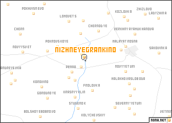 map of Nizhneye Grankino