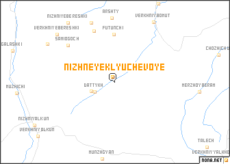 map of Nizhneye Klyuchevoye