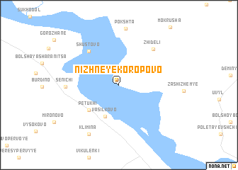 map of Nizhneye Koropovo