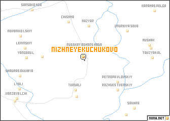 map of Nizhneye Kuchukovo