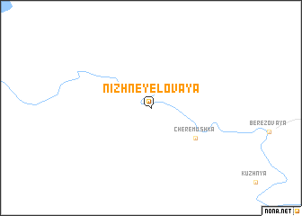 map of Nizhne-Yelovaya