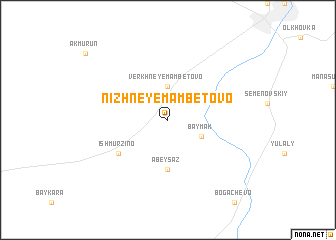 map of Nizhneye Mambetovo