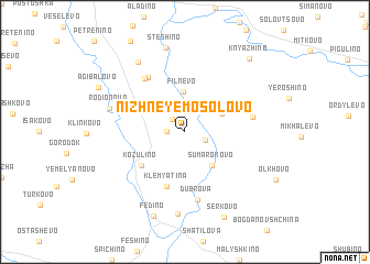 map of Nizhneye Mosolovo