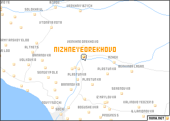 map of Nizhneye Orekhovo