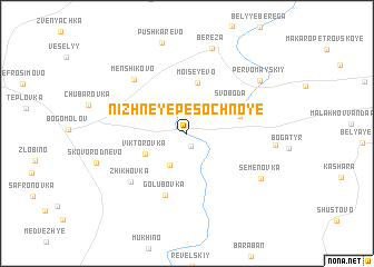 map of Nizhneye Pesochnoye