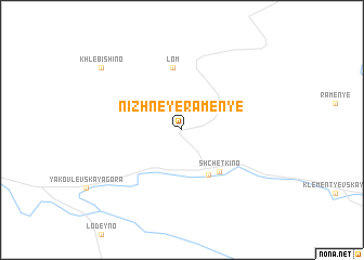 map of Nizhneye Ramen\