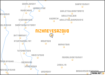 map of Nizhneye Sazovo