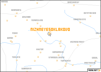 map of Nizhneye Soklakovo