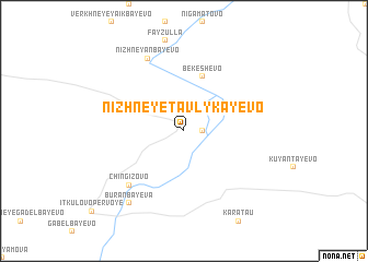 map of Nizhneye Tavlykayevo