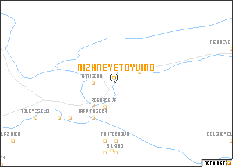 map of Nizhneye Toyvino