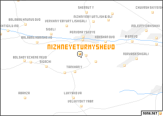 map of Nizhneye Turmyshevo