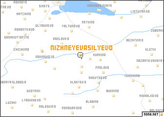 map of Nizhneye Vasil\