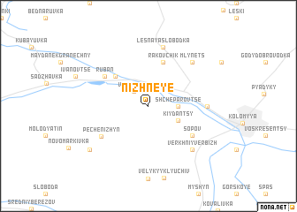 map of Nizhneye