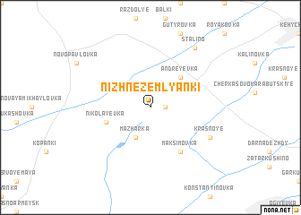 map of Nizhne-Zemlyanki