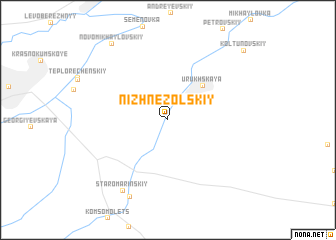 map of Nizhnezol\