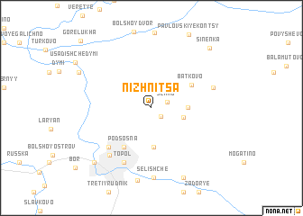 map of Nizhnitsa