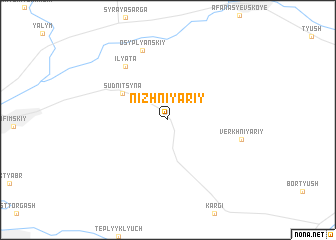 map of Nizhniy Ariy