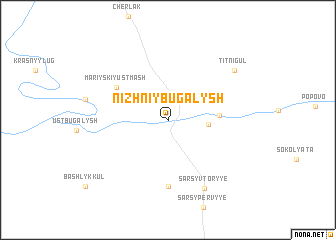 map of Nizhniy Bugalysh