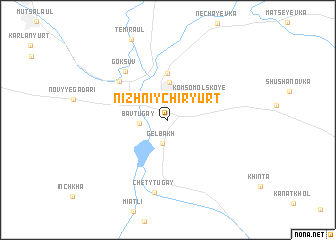 map of Nizhniy Chiryurt