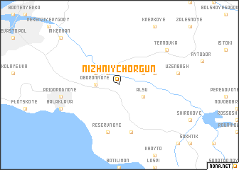 map of Nizhniy Chorgunʼ