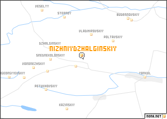 map of (( Nizhniy Dzhalginskiy ))