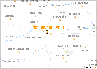 map of Nizhniye Bulychi