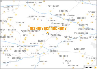 map of Nizhniye Karachury