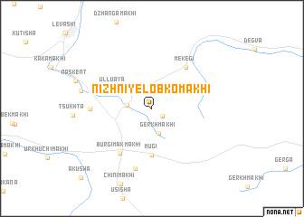 map of Nizhniye Lobkomakhi