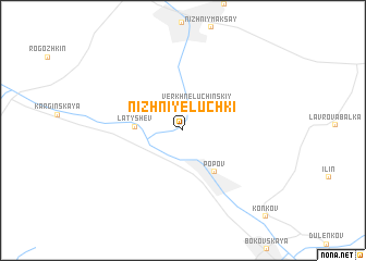 map of Nizhniye Luchki