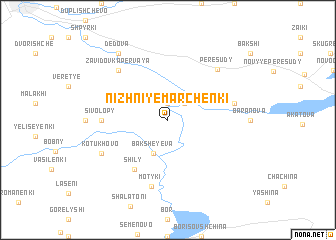 map of Nizhniye Marchënki