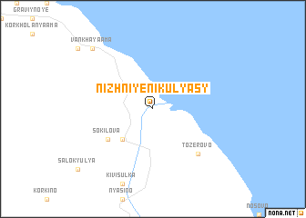 map of Nizhniye Nikulyasy