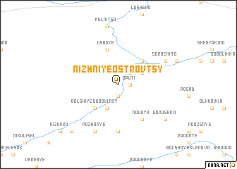 map of Nizhniye Ostrovtsy