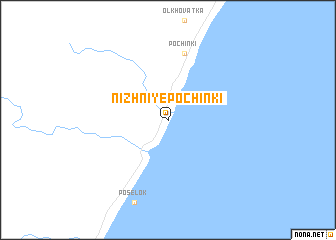 map of Nizhniye Pochinki