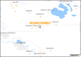 map of Nizhniye Pody