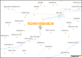 map of Nizhniye Sekachi