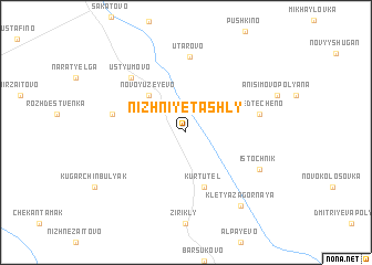 map of Nizhniye Tashly