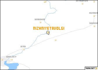 map of Nizhniye Tavolgi