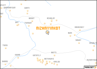 map of Nizhniy Inkot