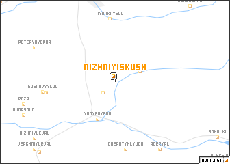 map of Nizhniy Iskush