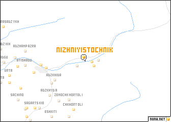 map of Nizhniy Istochnik