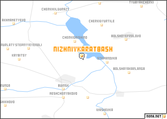 map of Nizhniy Karatbash